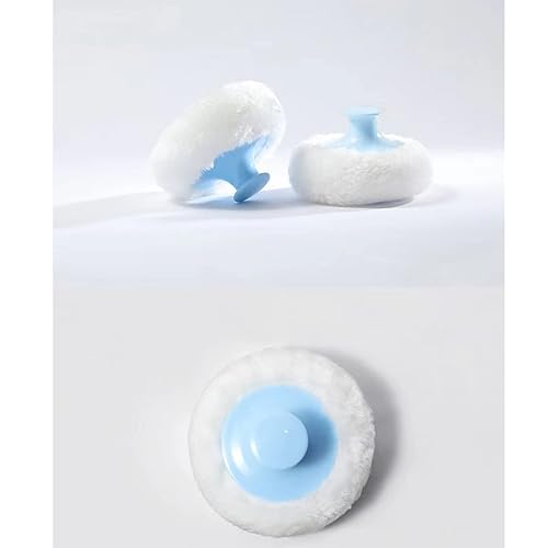 Miniatura 5 de Qopoto Soplete de polvo corporal y recipiente para polvo de polvo para bebés y mujeres estuche de polvo para baño y viajes azul pop