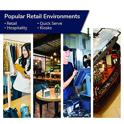 Apg Standard- Duty 16” Electronic Point Of Sale Cash Drawer | Vasario Series Vb320-1-Bl1616 | With Cd-101A Cable | Printer Compatible | Plastic Till With 5 Bill/ 5 Coin Compartments | Black #TOP6