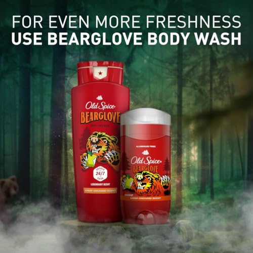 Old Spice Aluminum Free Deodorant for Men, 24/7 Odor Protection, 24/7 Freshness & Lasting Scent, Goes on Clear, Bearglove with Crisp Orchard Scent, 3.0 oz (Pack of 3) - image 9