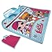 L.O.L SURPRISE! Sac à main zippé pour filles et jeunes adolescentes avec imprimé poupées de dessin animé pour enfants, école, activités ou voyage, rose et bleu avec poche avant