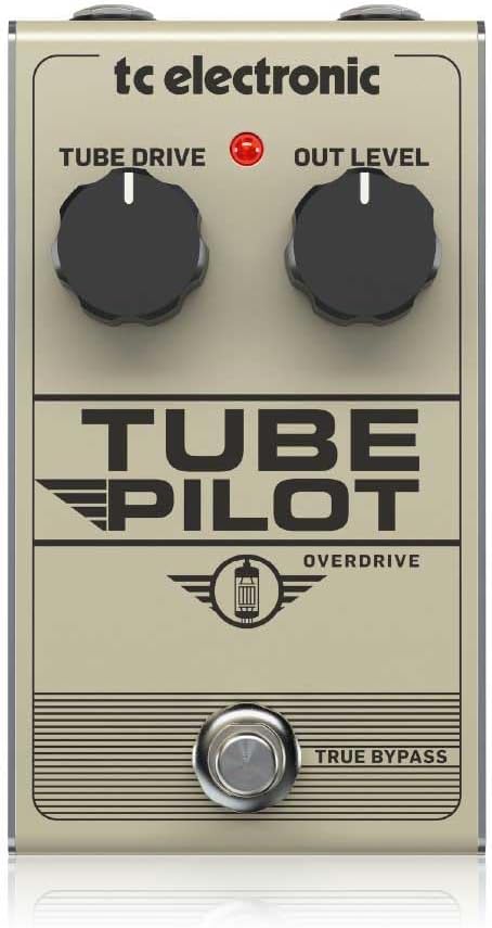 TUBE PILOT OVERDRIVE 12AX7-Equipped Real Tube Overdrive Pedal with Warm and Expressive Sound