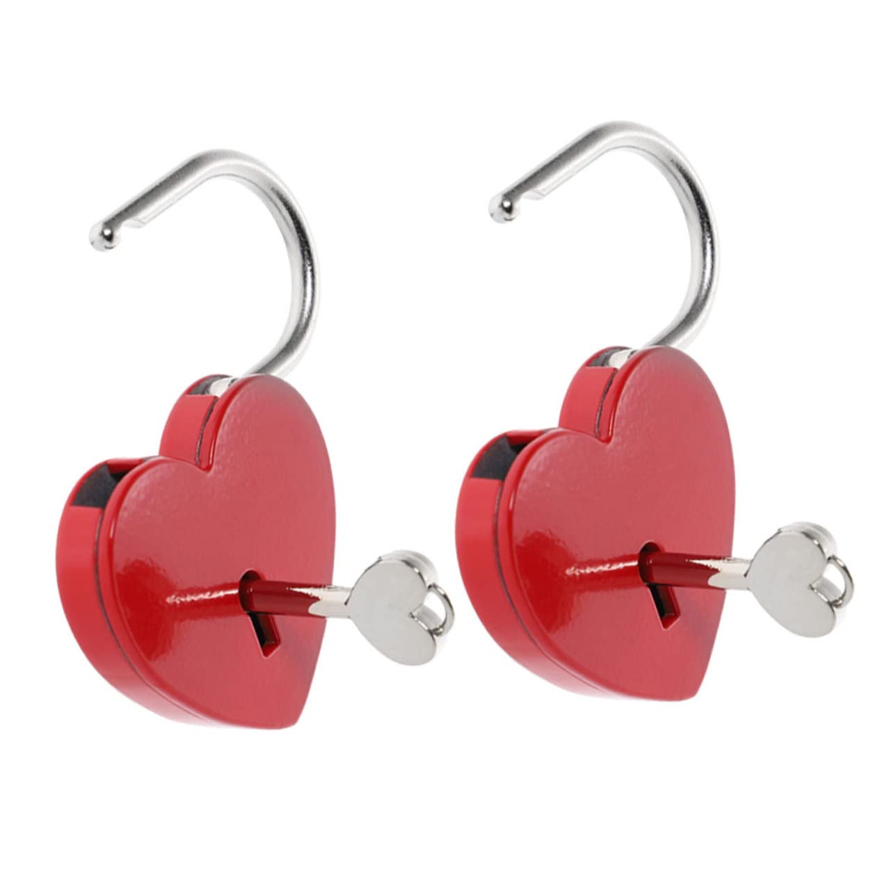 ARTIBETTER 6 Set Di Lucchetti A Forma Di Cuore Per Bagagli Lucchetti in Lega Di Zinco Chiavi Piccoli Armadietti Cassaforte Decorativa Da Viaggio