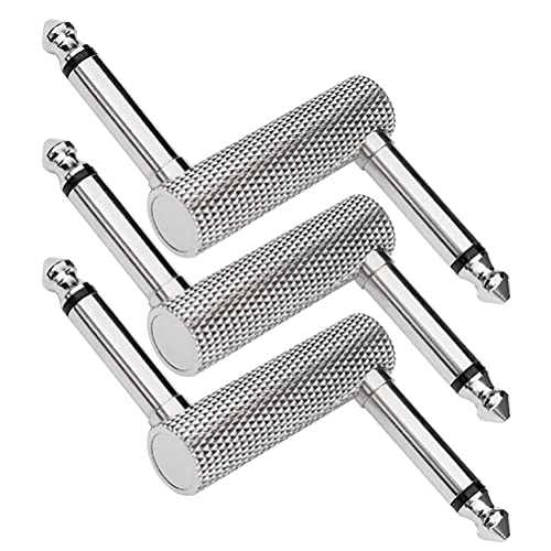 Adaptador de audio para conectar dispositivos puerto de 6.35mm doble cabezal de cobre 3 piezas