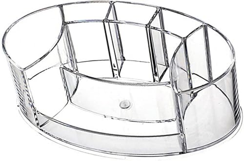 Outanaya Caja de almacenamiento de cosméticos vitrina de joyería Contenedor de esmalte de uñas, contenedor de maquillaje, estuche de almacenamiento