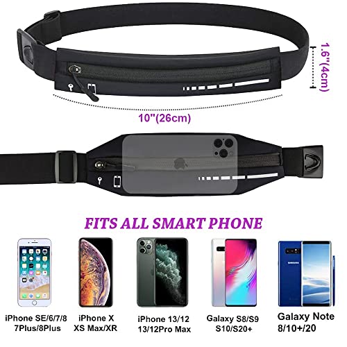 Aikendo 1802 Slim Running Belt For Women Men,Runners Fanny Pack Phone Holder,Run Pouch Waist Belt thumb #2