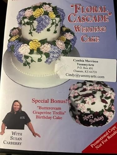 Yummy Arts.Com Presents: Floral Cascade Wedding Cake