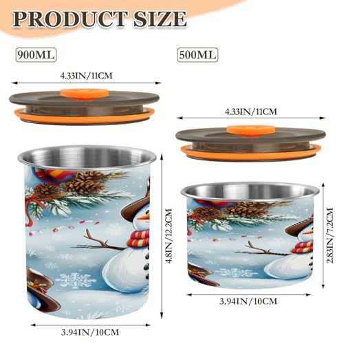 Envase hermético de acero inoxidable para café 500 ml miniatura 2