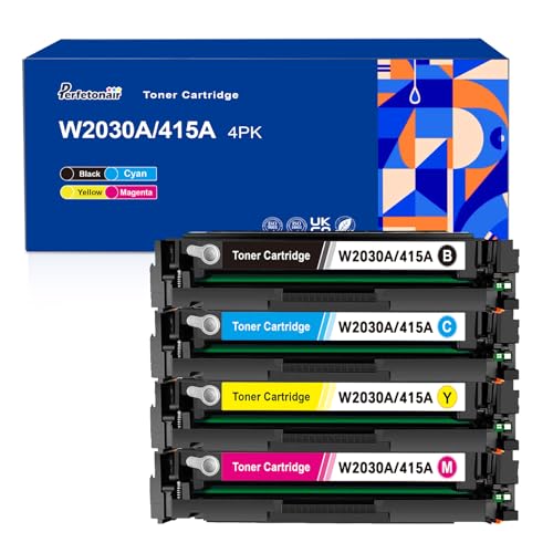 Toner 415X W2030X haute capacité pour imprimante HP Color LaserJet M454dn