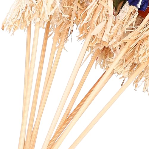 Espantapájaros para jardín PRETYZOOM, 12 figuras de poliéster y madera fáciles de colocar 4