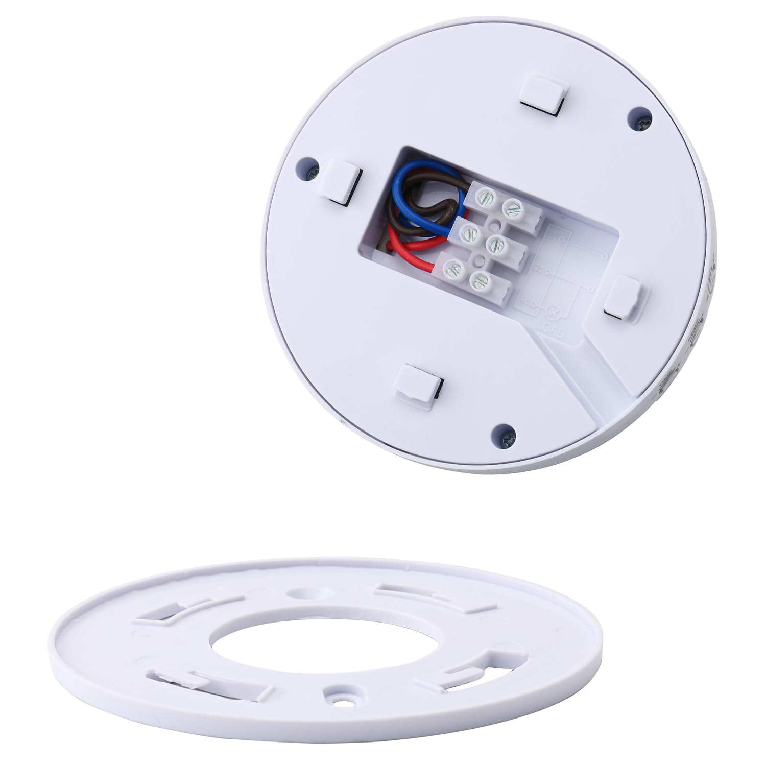 Greluma 1PC Sensor de ocupación de Montaje en Techo,Interruptor de Sensor de Movimiento PIR de 220-240V,Interruptor de luz Detector de Movimiento de Alta sensibilidad,Rango de detección de 6 m a 360°