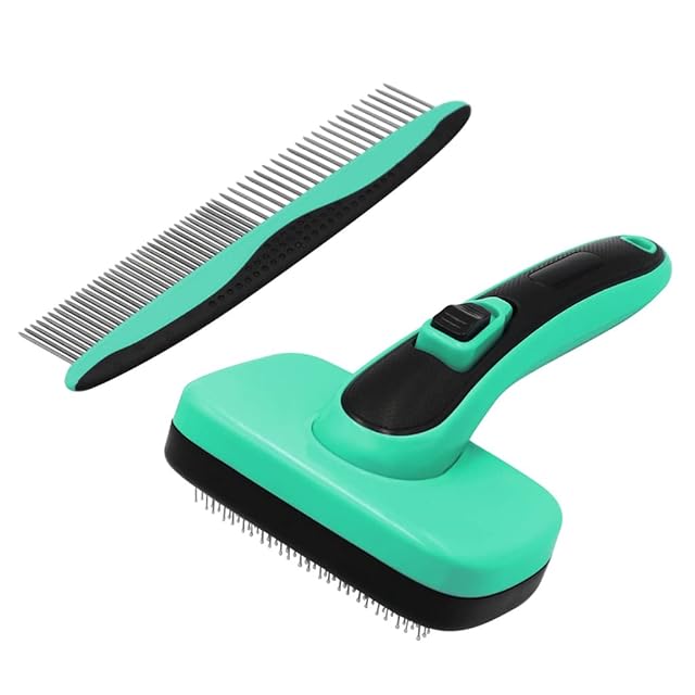 Pet Retractable Brush Hair Removal Knot Automatic Dog Comb To Remove Hair Dog Grooming Supplies