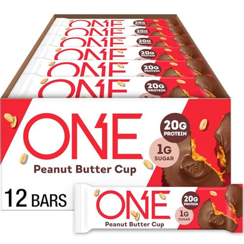 ONE Protein Bars, Peanut Butter Cup, Gluten Free with 20g