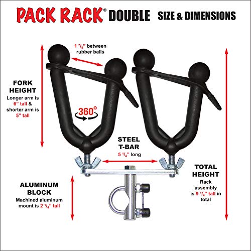 All Rite Products Double Pack Rack - Double Gun & Bow Rack For Atvs - Model Pr2 #TOP5