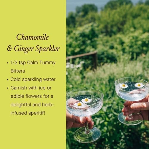 Urban Moonshine Calm Tummy Digestive Bitters - Relief for Nausea & Upset Stomach - Debloat - Digestive Health - Certified Organic - Ginger - Dandelion Root - Chamomile - 2 Fl Oz - Image 6