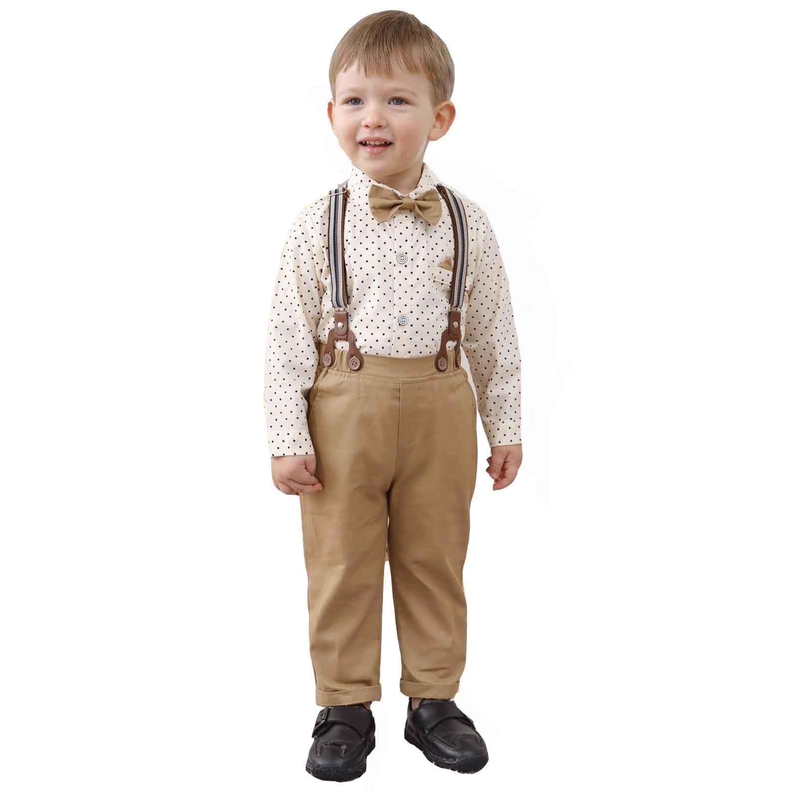 Costume garçon mariage vêtement de fête confortable ensemble veste pantalon - 8