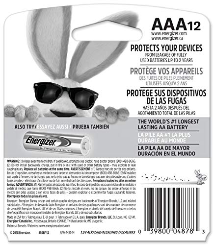 Energizer MAX AAA Batteries (8 Pack), Triple A Alkaline Batteries - Image 3