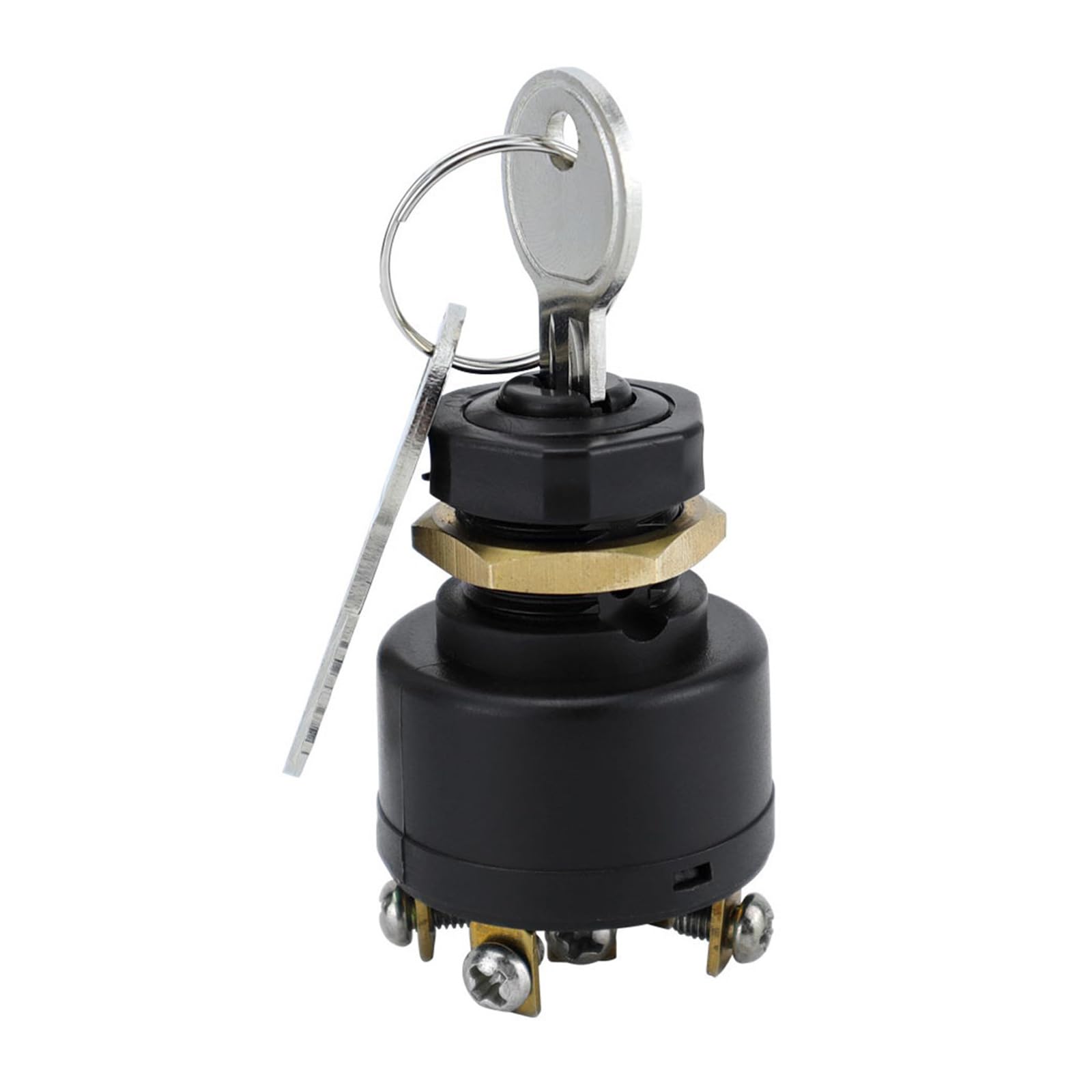 Car Boats 12V 3 Position Ignition Boats Motorcycle Ignition Starter Switches 3 Position with 2 Starter Switches