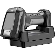 NETUM Wireless DPM Barcode Scanner with Charging Stand, 2D QR Code Reader