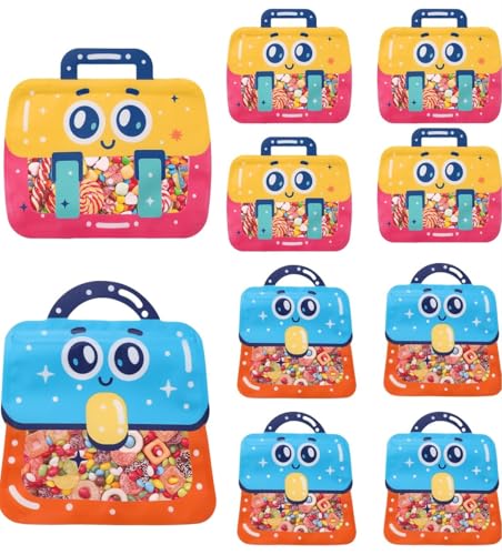 Image of VRB Dec 24pcs Foil Guddy bags, return gift bags for kids birthday, Happy Birthday Party Return Gift Bags For Boys and Girls. (24 Pcs Cute Eye Bag Seal Design)