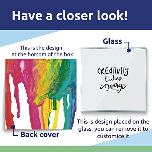 Artist Gifts | Unique 6X6X2 Wooden Shadow Box Ideal For Painters | Gift For Teenage Men And Women Artists | Gifts For Artists Who Draw | Artistic Picture Frame For Drawing Or Painting Lover #TOP6