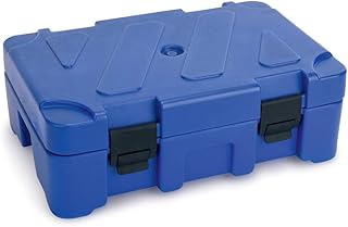 WAS 3713 100 GN - Contenedor térmico de plástico para contenedor GN 1/1, color azul, 60 x 40 x 20 cm