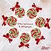 Christmas Swirl Lollipops, 24 Christmas Lollipops Individually Wrapped, Delicious Christmas Suckers Bulk For Festive Treats, Perfect christmas suckers for Gift, and Holiday Decorations