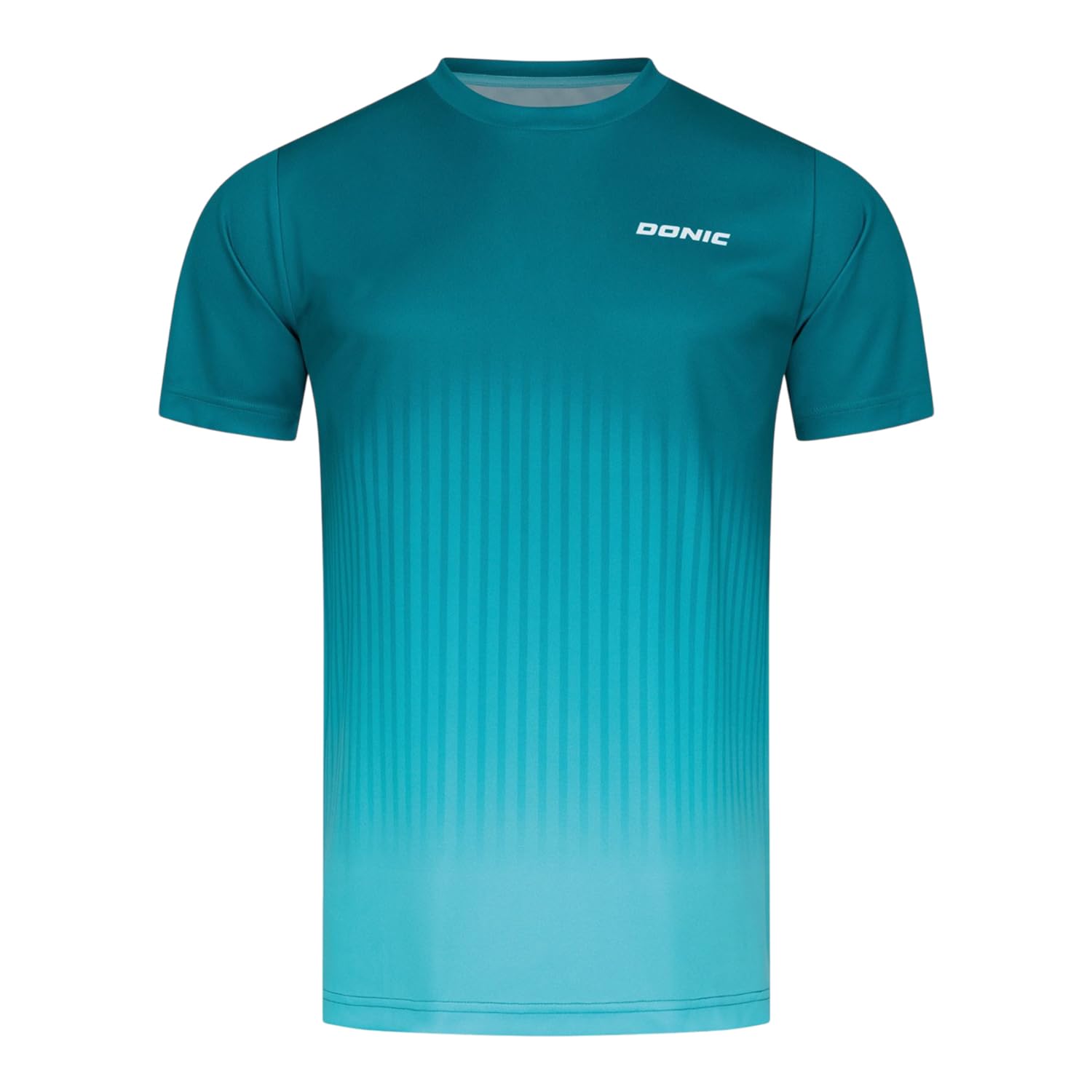Donic Driva Table Tennis T-Shirt, Peacock Blue, Size - S | Breathable Drylite Polyester Sports Jersey | Moisture-Wicking Training-image-3