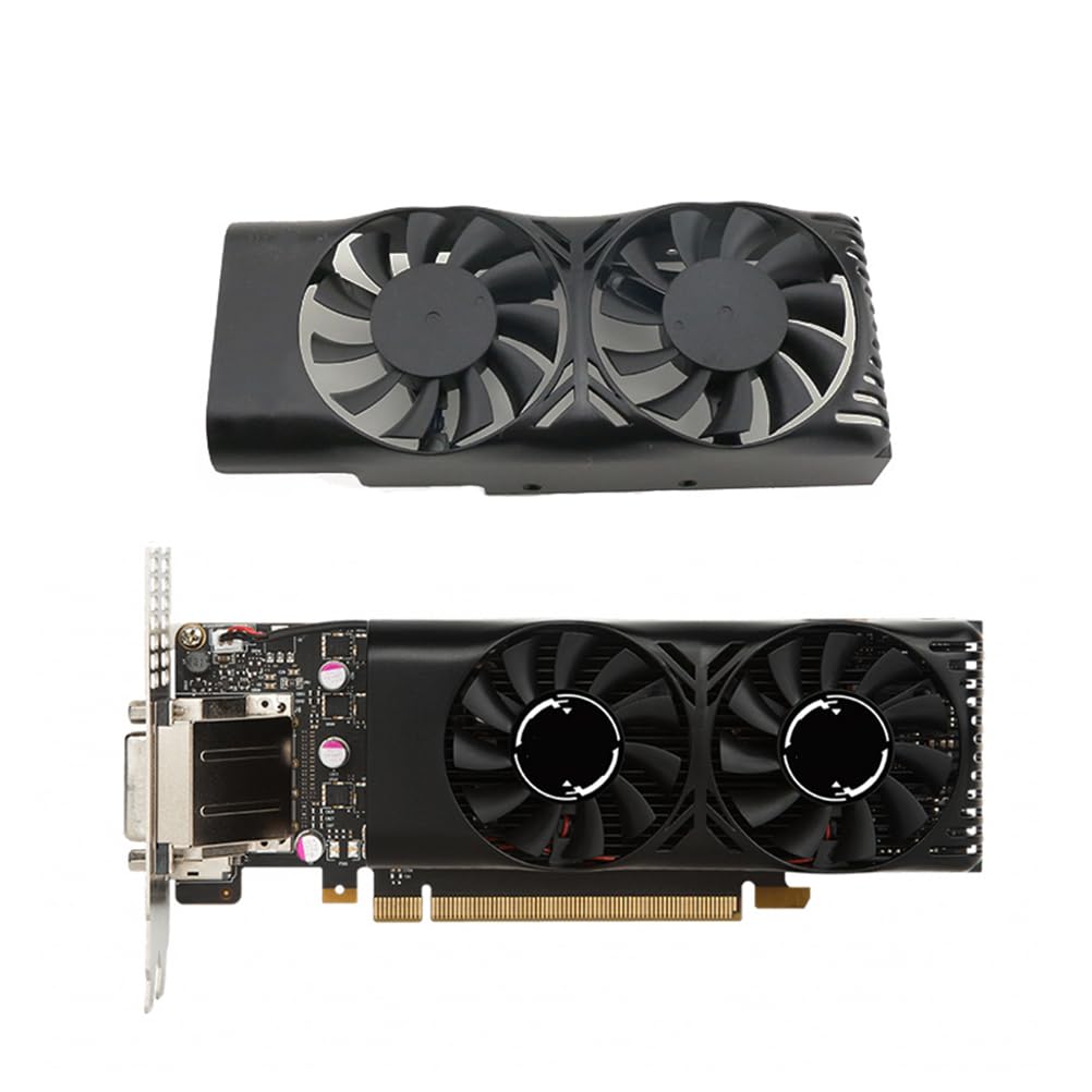 XY-D05510S 12V 0.28A 2 Pin Graphics Card Cooling Fan Replacement for MSI GTX 1050 LP GTX 1050Ti LPV1 Gaming Video Card Cooler Fans