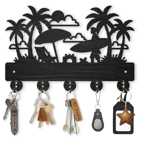 MAYJOYDIY Beach Coat Hooks Key Holder Cover