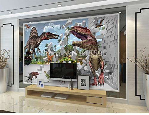 Papier peint mural 3D WLLLO grand format brique pour chambre et café