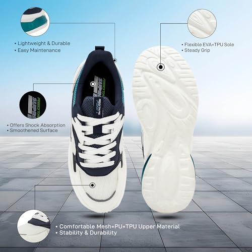 Image of Red Tape Casual Sneaker Shoes for Men | Cultured Round-Toe Shape, Soft Cushioning & Impact Relief