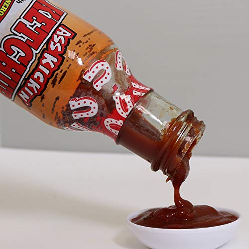 Ass Kickin' Ketchup With Habanero – 13 Oz. Bottle – Premium Gourmet Spicy Ketchup – Perfect Condiment For French Fries And Hamburgers #TOP5