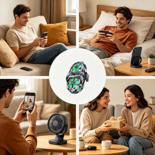 Refroidisseur de téléphone portable double semi-conducteur avec affichage – vue 4
