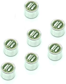Taidacent 100 Pcs 6050L Solder Joint Condenser Microphone Capsule Micro Electret 6 * 5MM Microphone for Monitoring Voice-Activated Microphone Pick UP