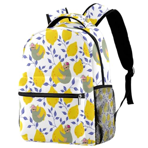 Sac à dos scolaire grand confort motif paresseux, fini le mal de dos au collège et au lycée