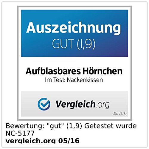 Reisekissen Pearl aufblasbar im 2er-Set für Komfort unterwegs