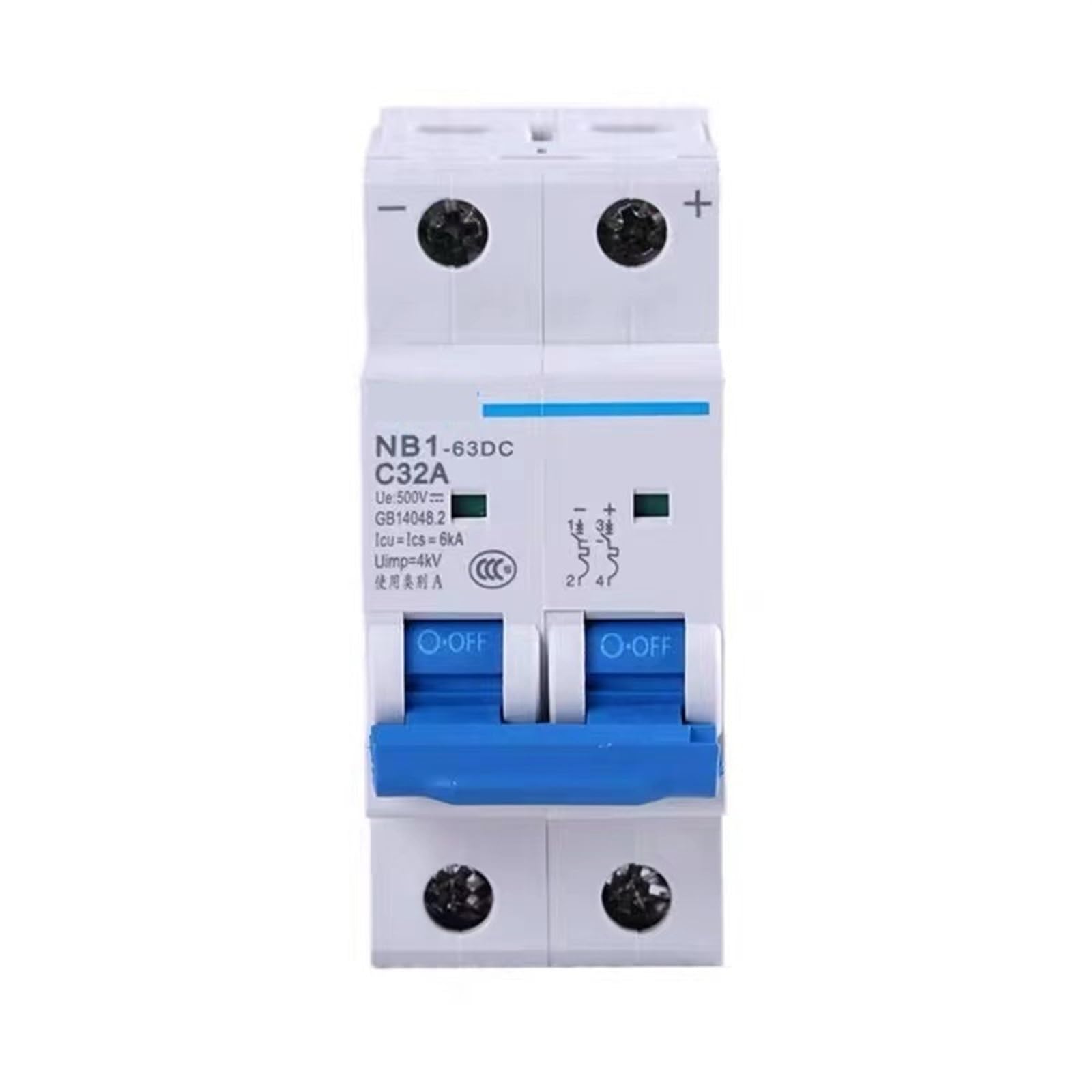 Mini disjoncteur cc NB1-63DC 2P DC500V 40A courbe C - 5