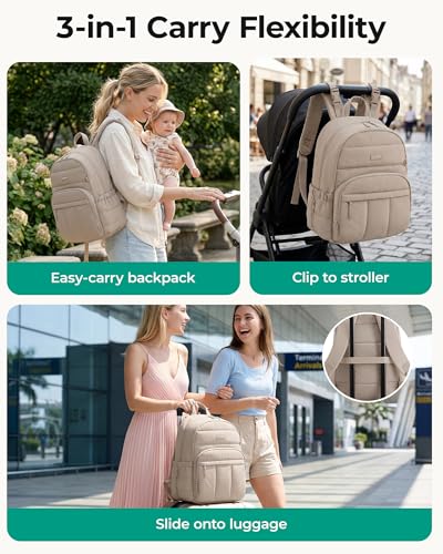 BAGSMART Diaper Bag Backpack