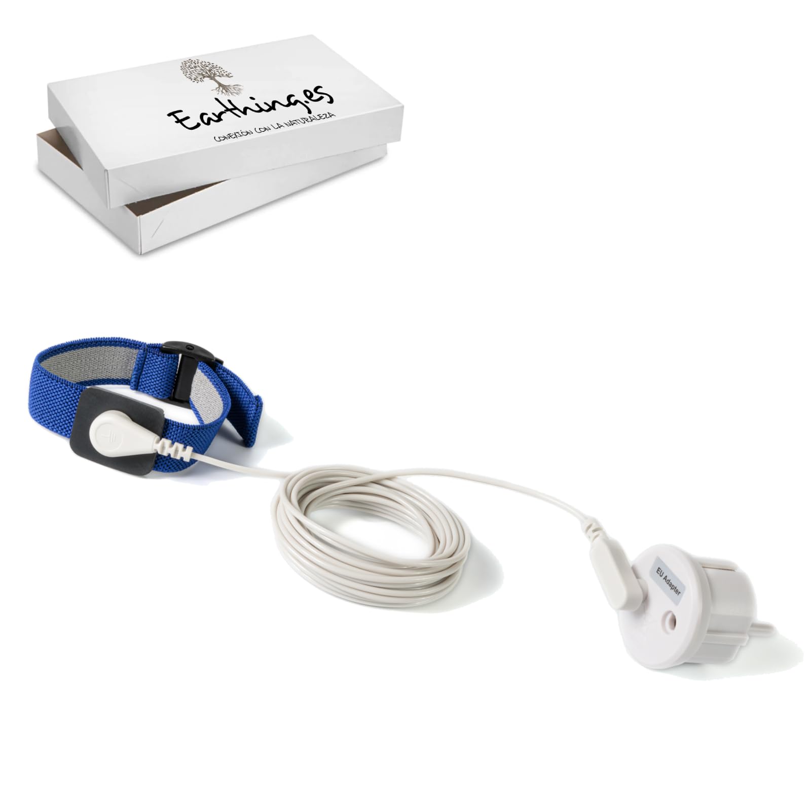 Earthing.es Earthing Grounding Bracelet - Stress Reduction, Sleep Enhancement, Energy Renewal and Emotional Balance - Elegant Accessory for Natural Wellness and Health