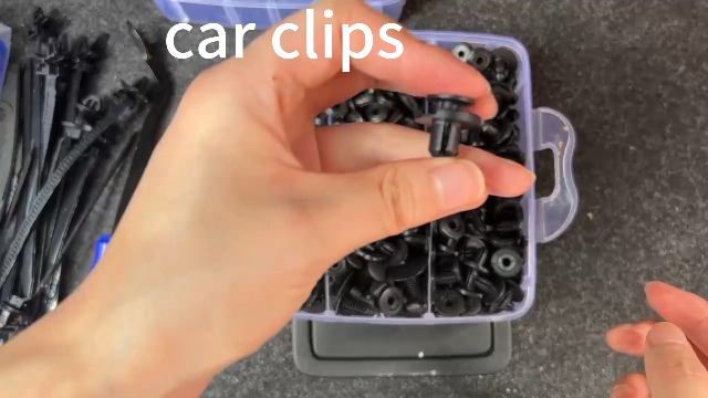 Image of Car Clips Plastic Rivets Bumper Shield Retainer Clips 800PCS Car Xmas Tree Fasteners Kit Most Common Sizes Auto Body Push Pin Rivets with Removers for Ford Honda Chrysler GM