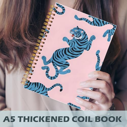 Carnets tendance pour la prise de notes esthétique tigre bleu - 6