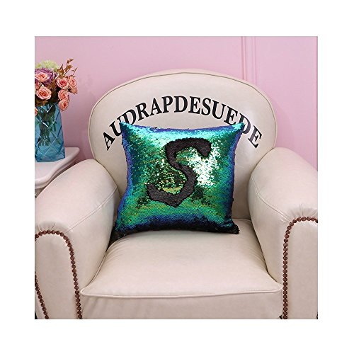 Mocofo LPSGZ 4 Pack Glitter Sequins Pillow 16X16'' Decorative Pillow Cover Sequin Pillowcase Magic thumb #6