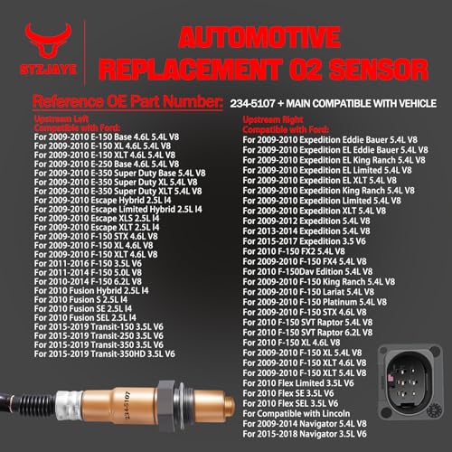 LSU 4.9 Lambda WideBand 17025 Oxygen O2 Sensor, Replacement 02 Sensors Gauge Compatible with AEM 30-4110 30-0300 30-0310 X Series AFR Inline Controller UEGO Air Fuel Ratio Wideband 0258017025 - Image 3