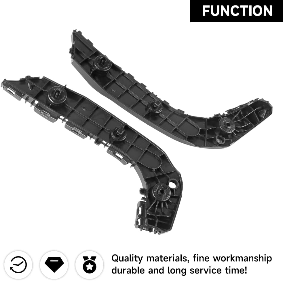 1 Pair Left and Right Side Front Bumper Bracket Bumper Retainer Support - Compatible for Toyota 4Runner 4.0L V6 - Gas 2014-2024 - Replace Part 5211535152, 5211635153