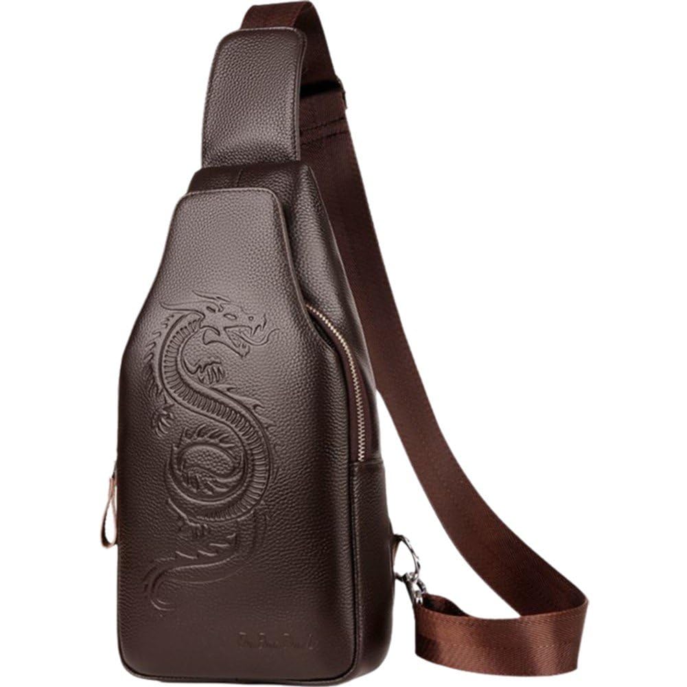 Sac en cuir dragon haut de gamme avec bandoulière et pochette à main tendance