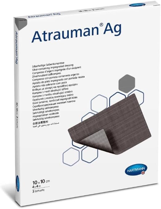 Atrauman Ag Sterile Dressing 10 x 10 cm (Pack of 10)