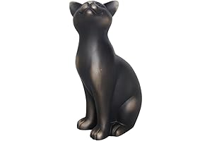 Comfy Hour Farmhouse Collection 9" Polyresin Outdoor Cat Statue