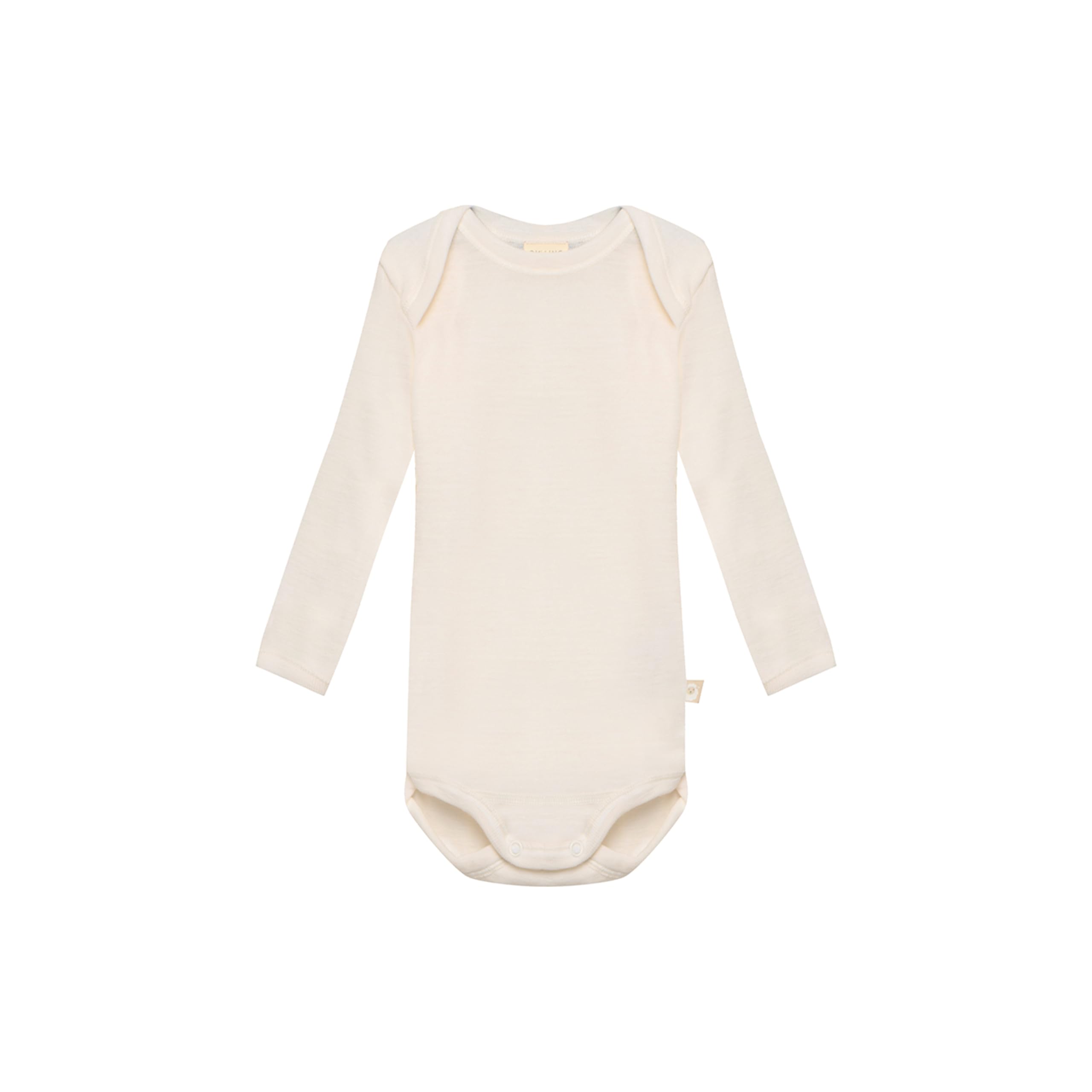 DILLING Baby Bodysuit w/Long Sleeve - Organic Merino Wool Nature 92