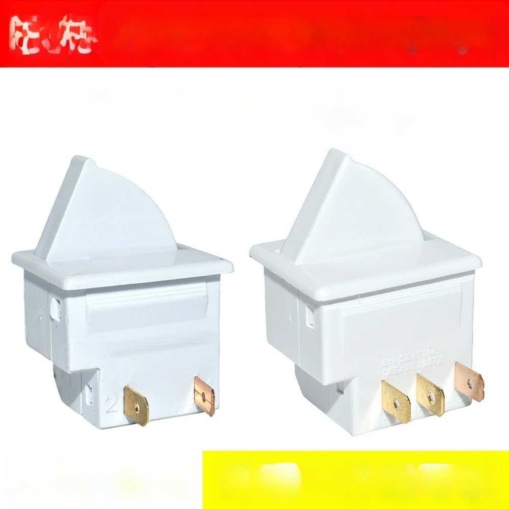 Interruptor Pulsador Nevera 3 Pines Piezas Frigorífico Activación Automática Temperatura Variable 20x30mm(Gate Control Two)
