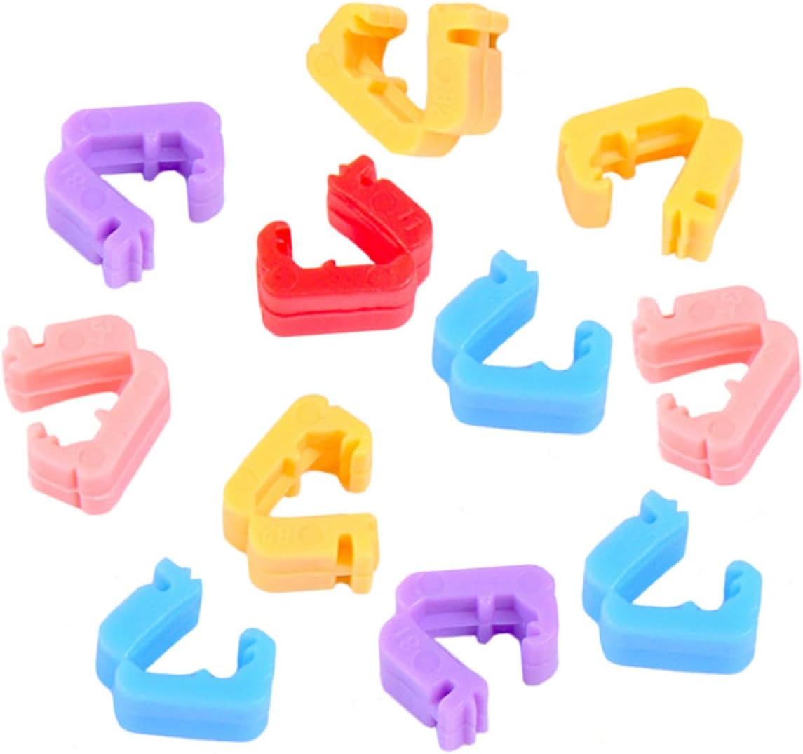 100pcs Colorful Plastic Balloon Clamps Sealing Clips for Party Balloon Decoration Supplies Sturdy Accessories for Birthday Holiday and Event Use